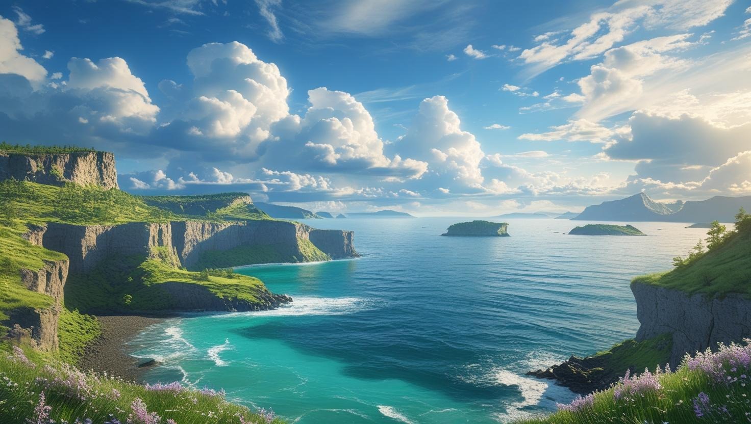 Шантарские острова. Охотское море.