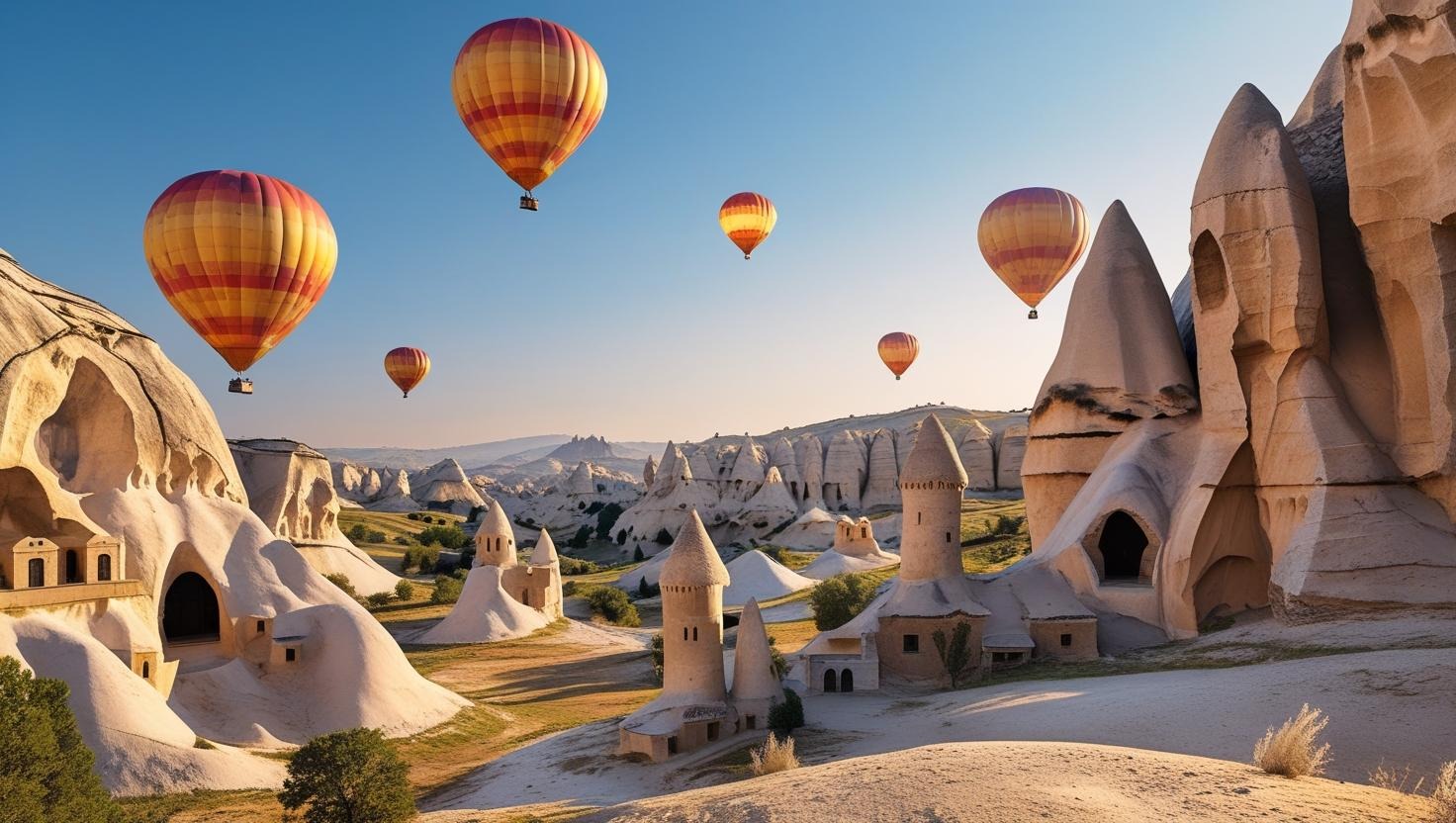 Каппадокия: земля лунных пейзажей, пещерных городов и воздушных шаров