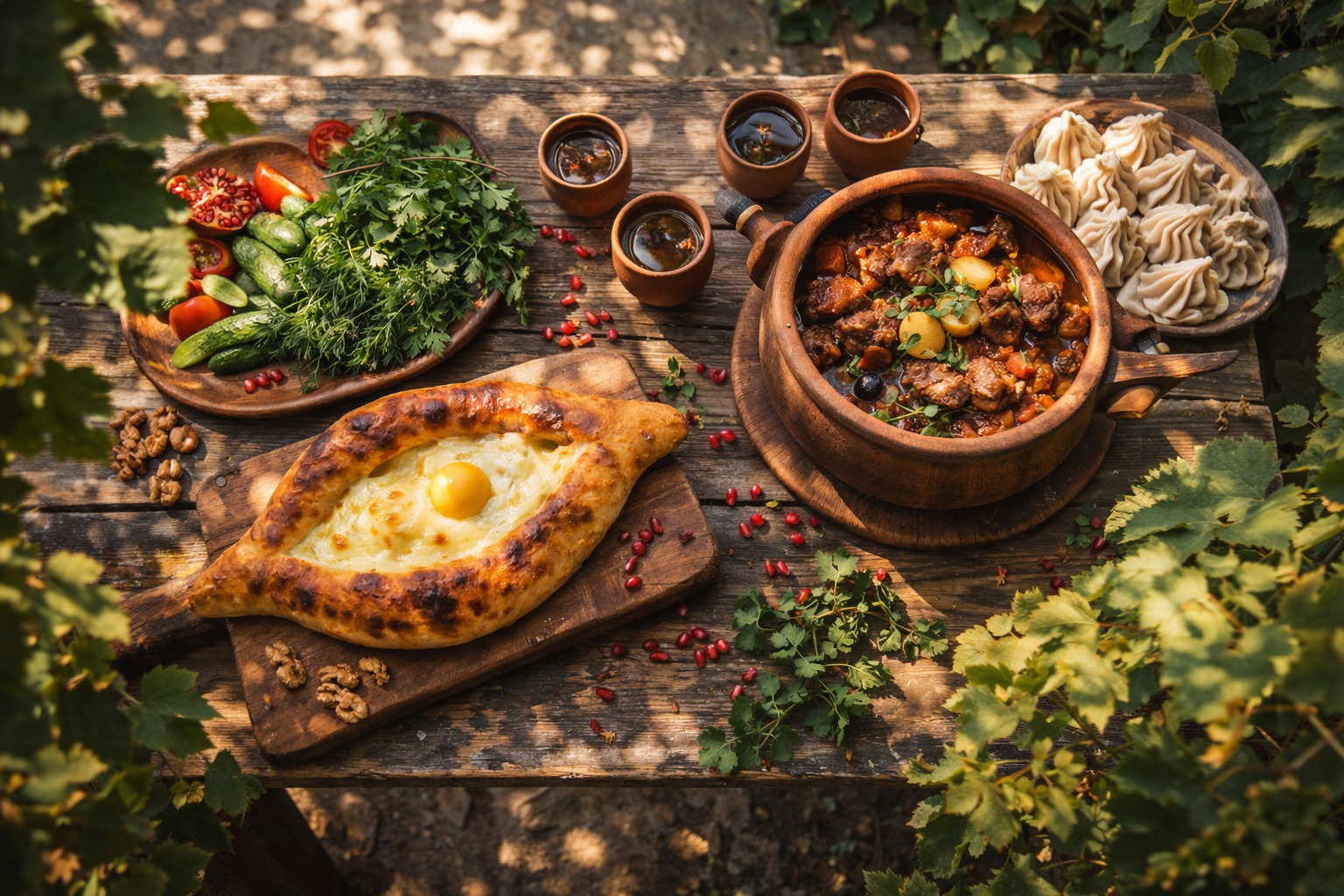 Гастрономический тур по Грузии: винные погреба Кахетии и сырные лавки Тбилиси